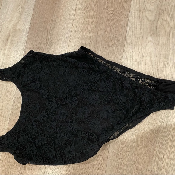 Black, lace, bodysuit - Picture 3 of 3